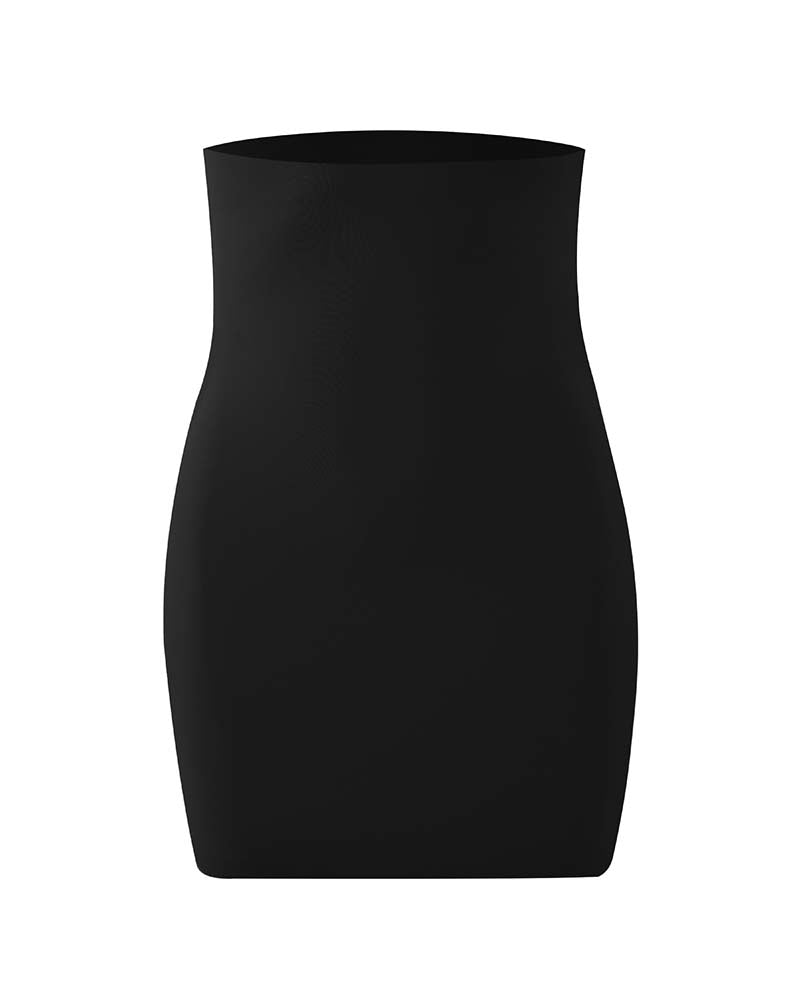 Seamless Butt-Lifting Shapewear Skirt Black
