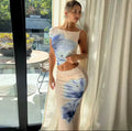 Blue flower co ord set