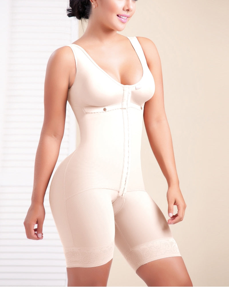Tummy Control Post Op Fajas Shapewear For Women Beige