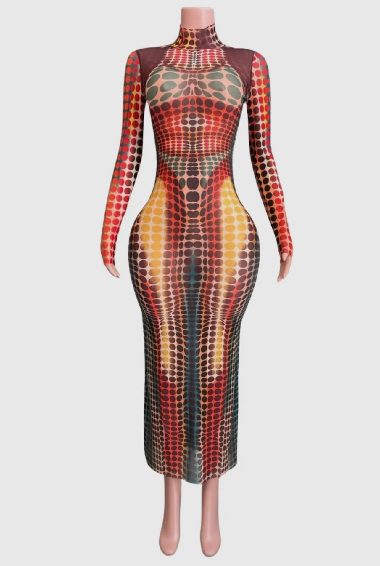 Bonnie Baddie Dress Orange