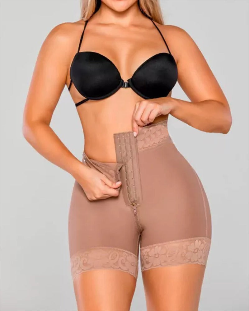 Fashion Invisible Hourglass Shaping Shorts RosyBrown