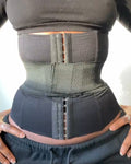 Double-Layer Tummy Sculpt Waist Trainer Black