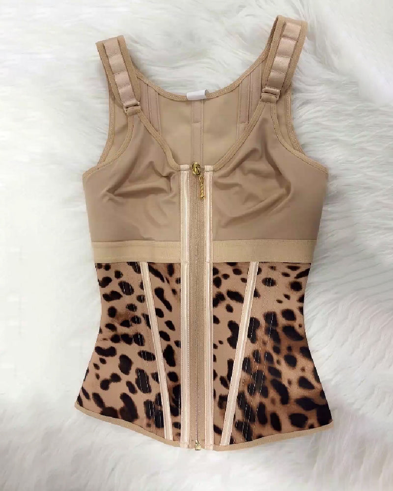 Extreme Latex Corset Waist Vest With Bra Peru