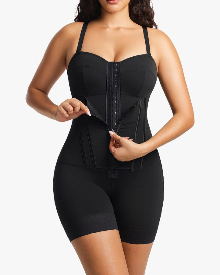 Double-Layer Tummy Control Body Shaper