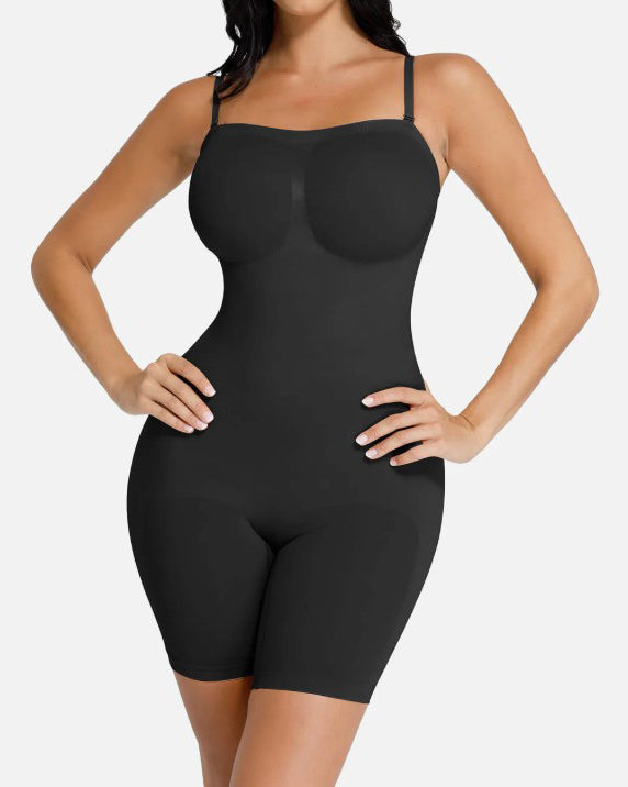 Women's Seamless Comfort Shapewear with Straps Black