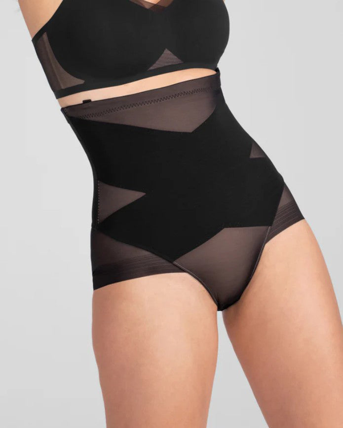 Seamless Mesh Tummy Sculpt Thong