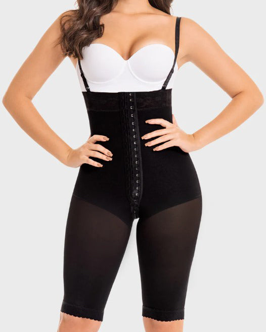 Women's Tummy Sculpting Mid-Length Pants with Straps