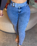 Women's Tight-Fitting Butt Lifting Jeans Blue