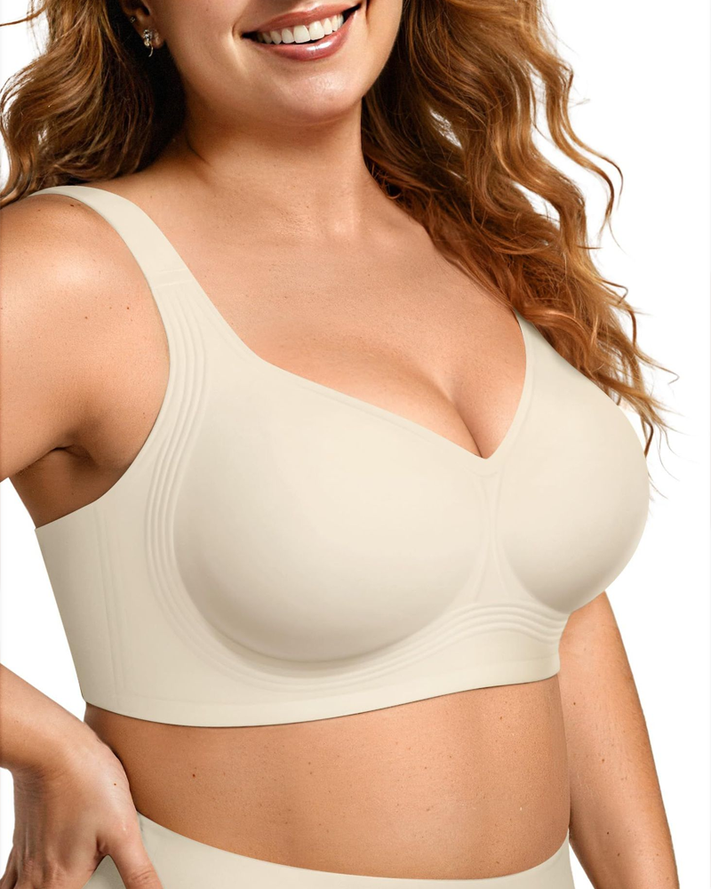 Women's Wire-Free Jelly Bra Beige