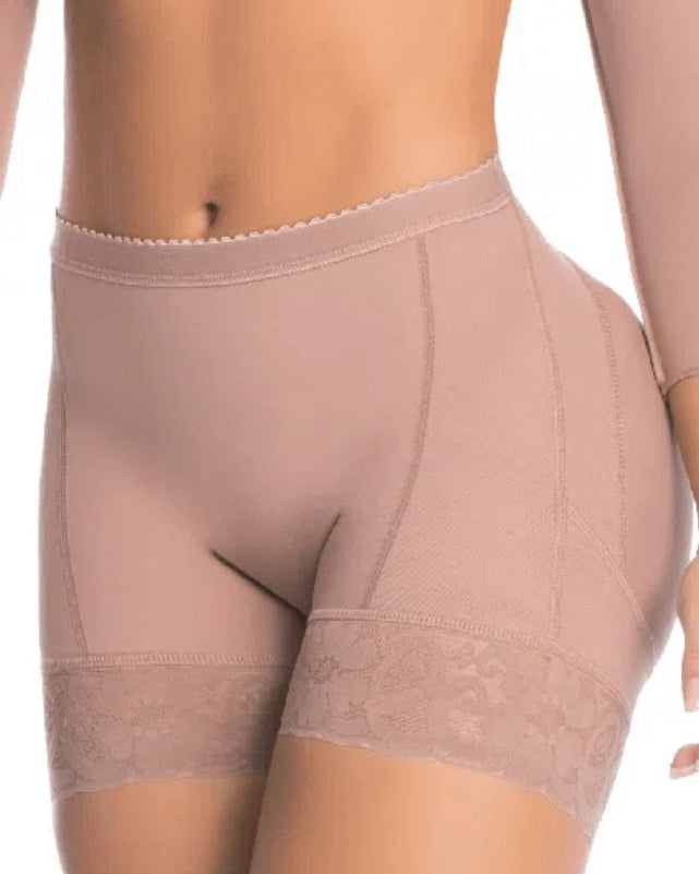 Butt Sculpting Lace Trims Shaper Shorts