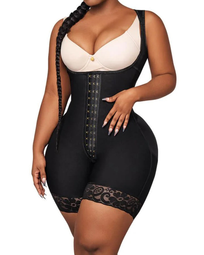 Sleeveless Women's Tummy Shaping Shapewear Black