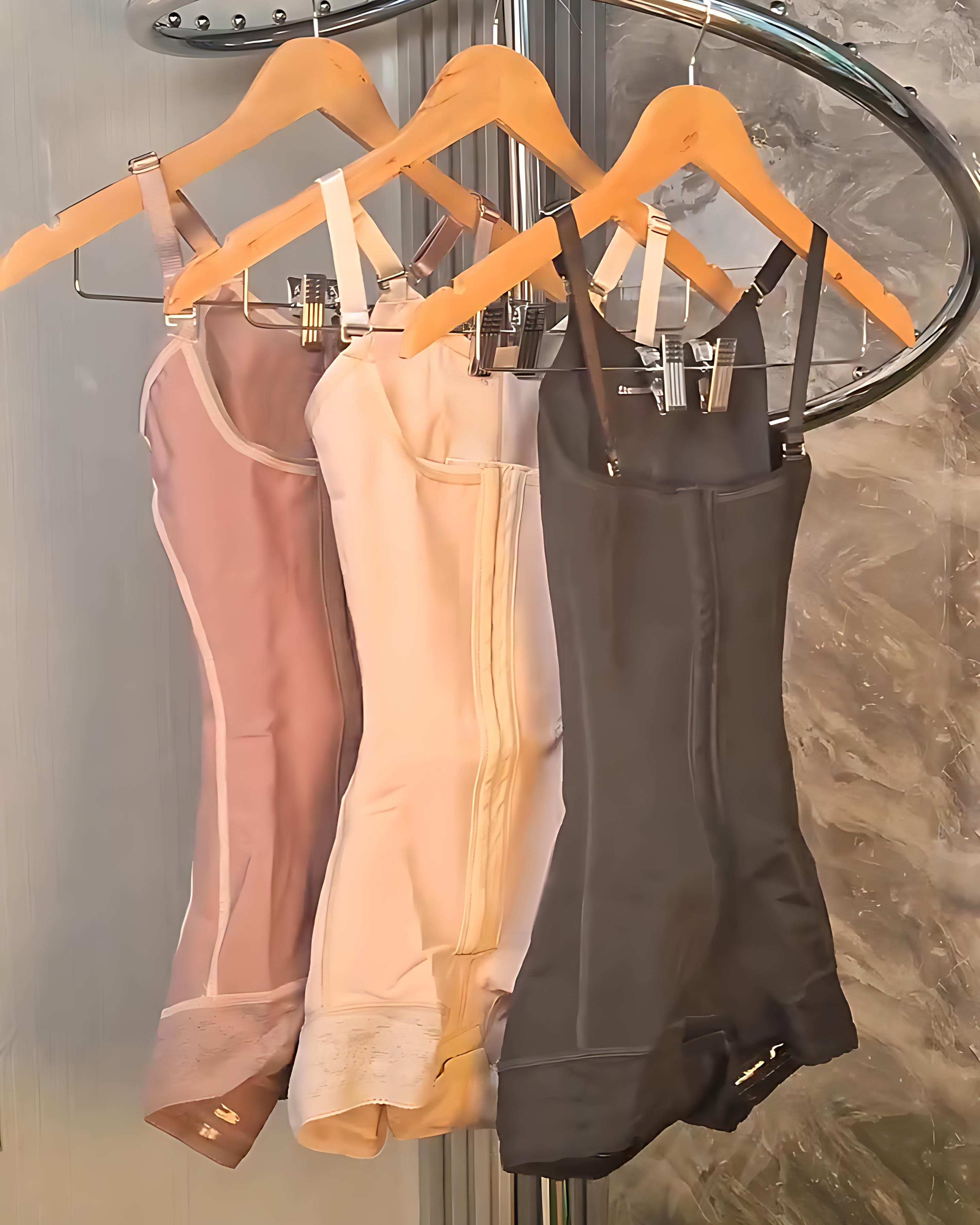 3 Row Hook and Eye Tummy Sculpting Shapewear RosyBrown