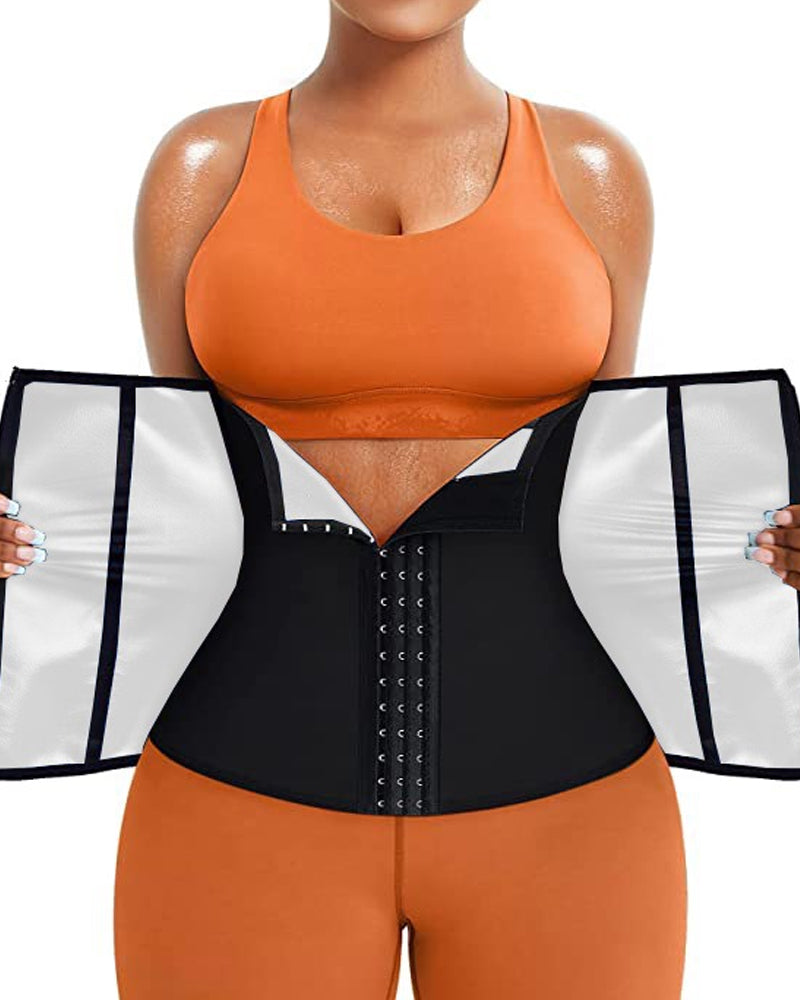 Sports Waist Belt With Buckle Silver