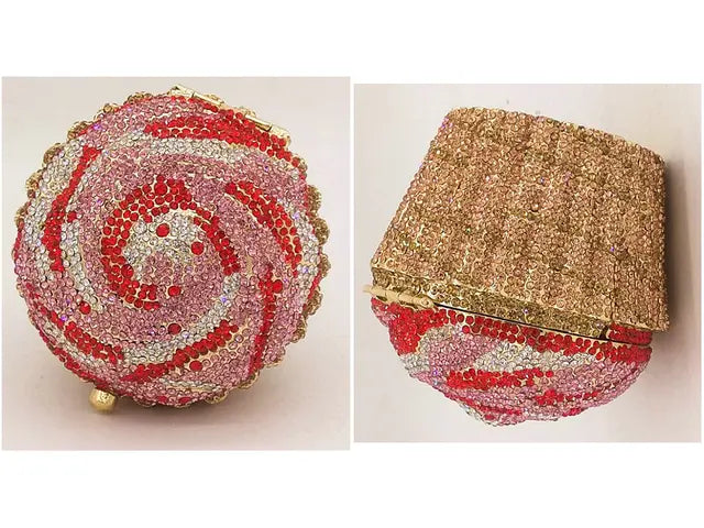 Cupcake Crystal Clutch Bag