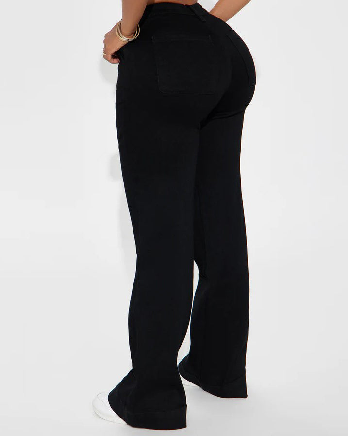 Women's Wide-Leg Slimming Jeans