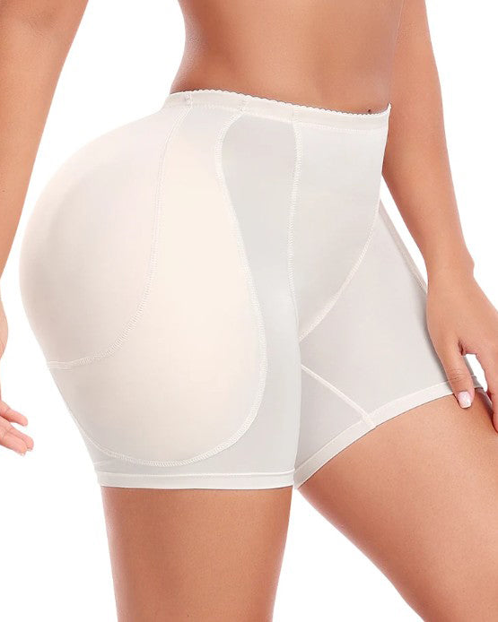 Seamless Comfortable Butt Lifter Shorts White