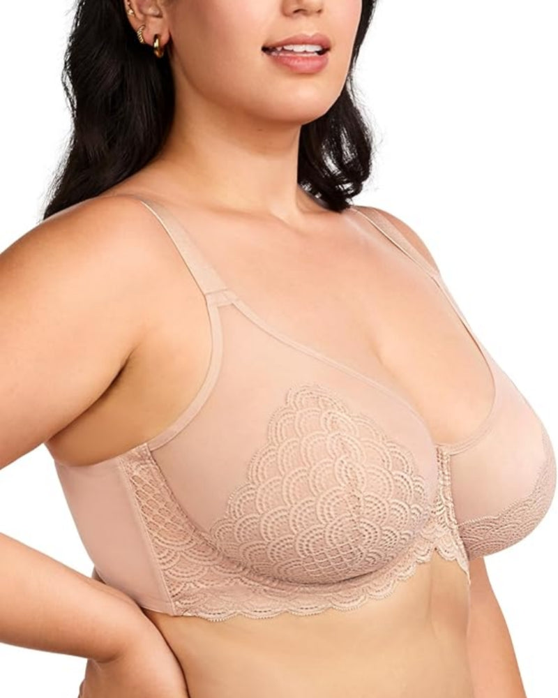Sexy Lace Sheer Mesh Bra