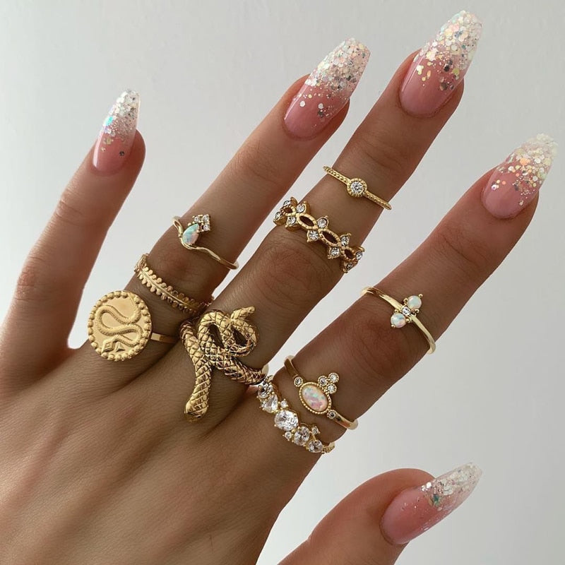 15 Pcs/set Rings 7054