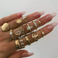 15 Pcs/set Rings 7056