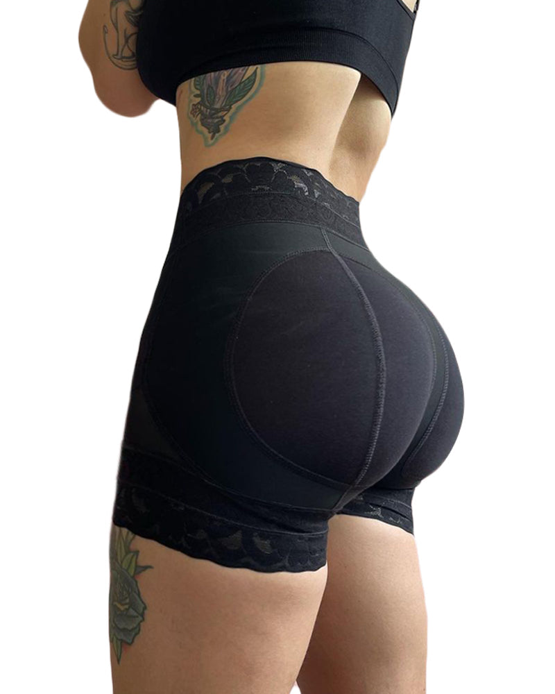 Postpartum Recovery Slimming Lace Butt Lifter Shorts