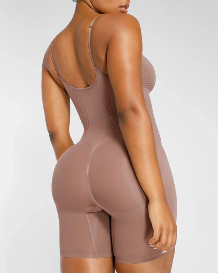 Women's Sleeveless Seamless Tummy Shaping Full Body Shapewear