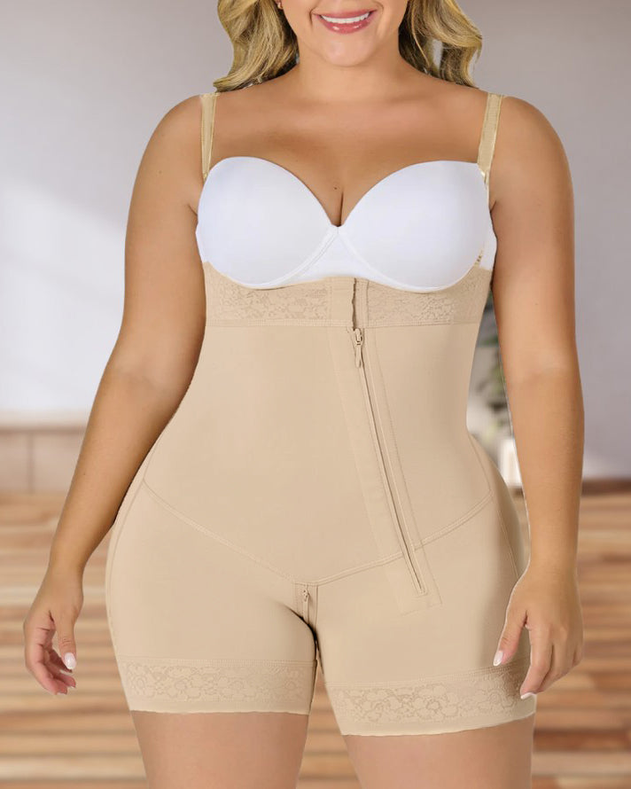 Side Zipper Tummy Shaping Body Shaper