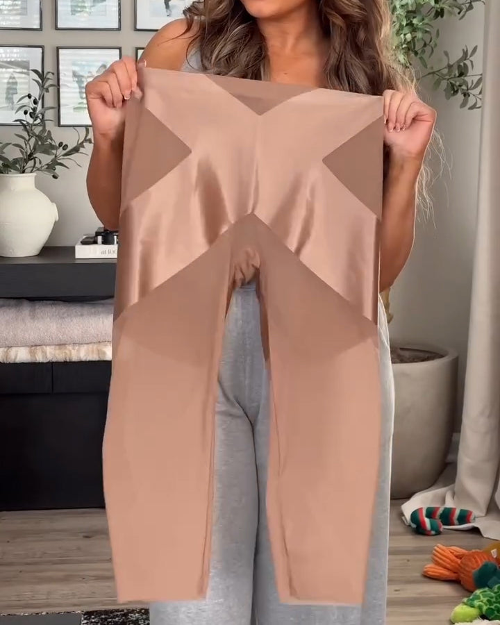 Women's Sheer Mesh Butt Lifter Mid-Length Leggings