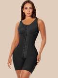 Women's Chest-Packed Body Shaper Postpartum Fajas Colombianas Black