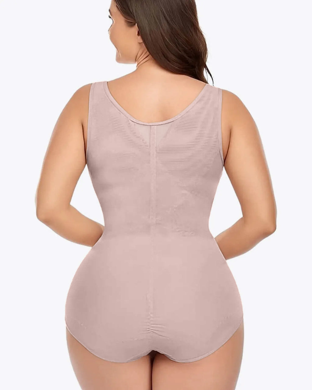 See-Through Mesh Tummy-Controlling Sexy Bodysuit