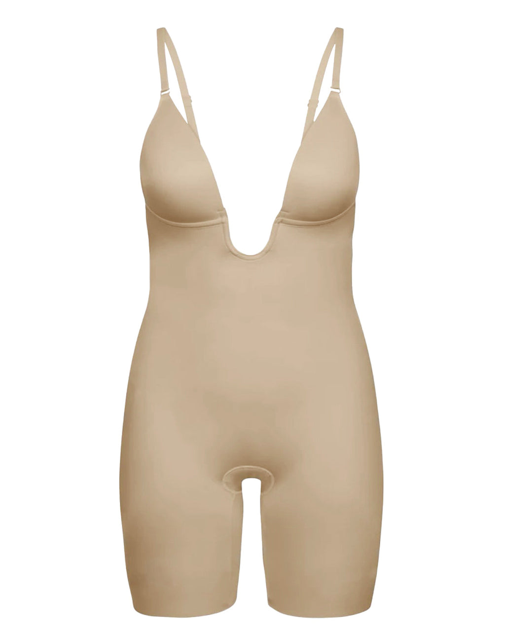 Deep V Neck Low Back Full Body Shaper
