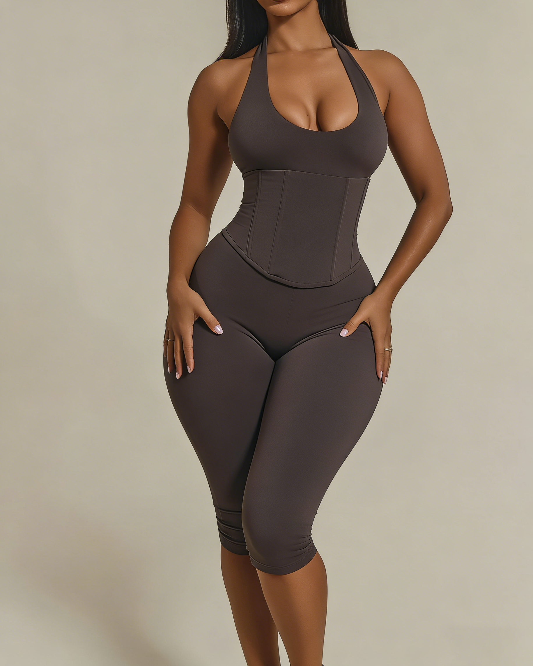 Hourglass Figure The Corset Shaping Jumpsuit