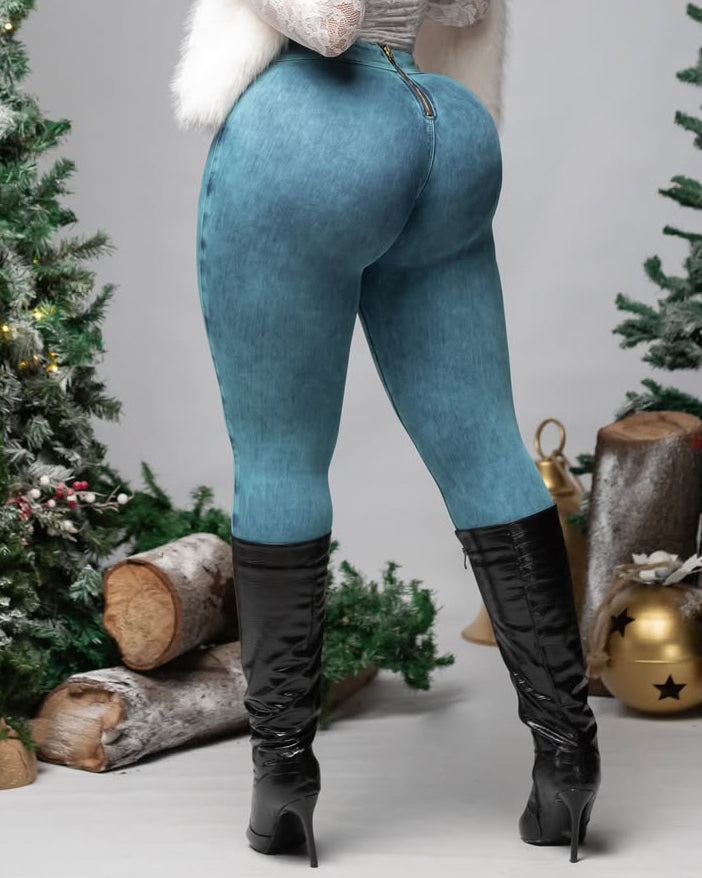 High Waist Skinny Butt Lifting Jeans