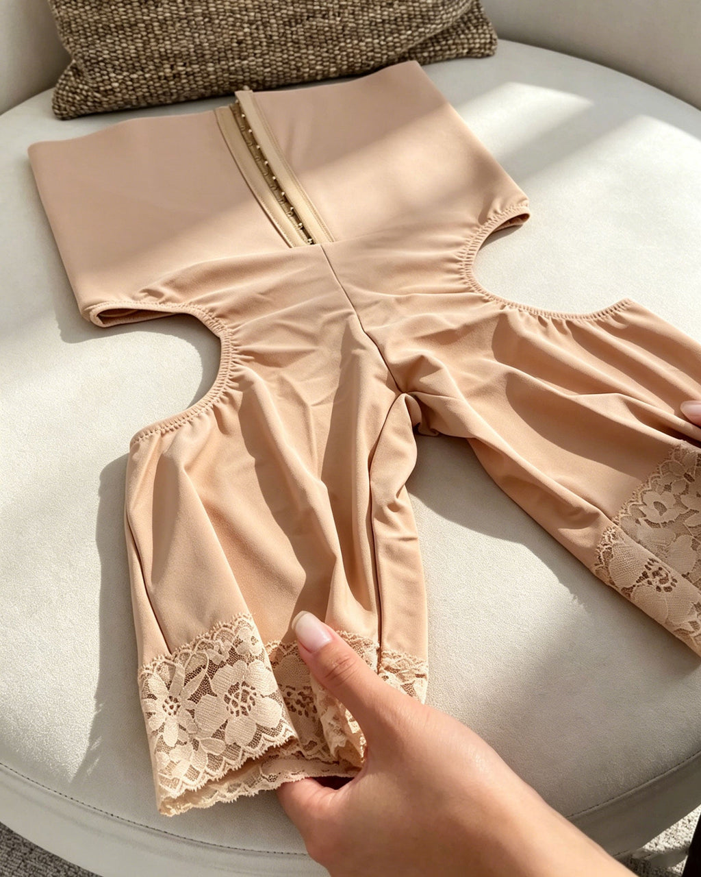 High Waisted Front Hook Tummy Control Shaping Shorts