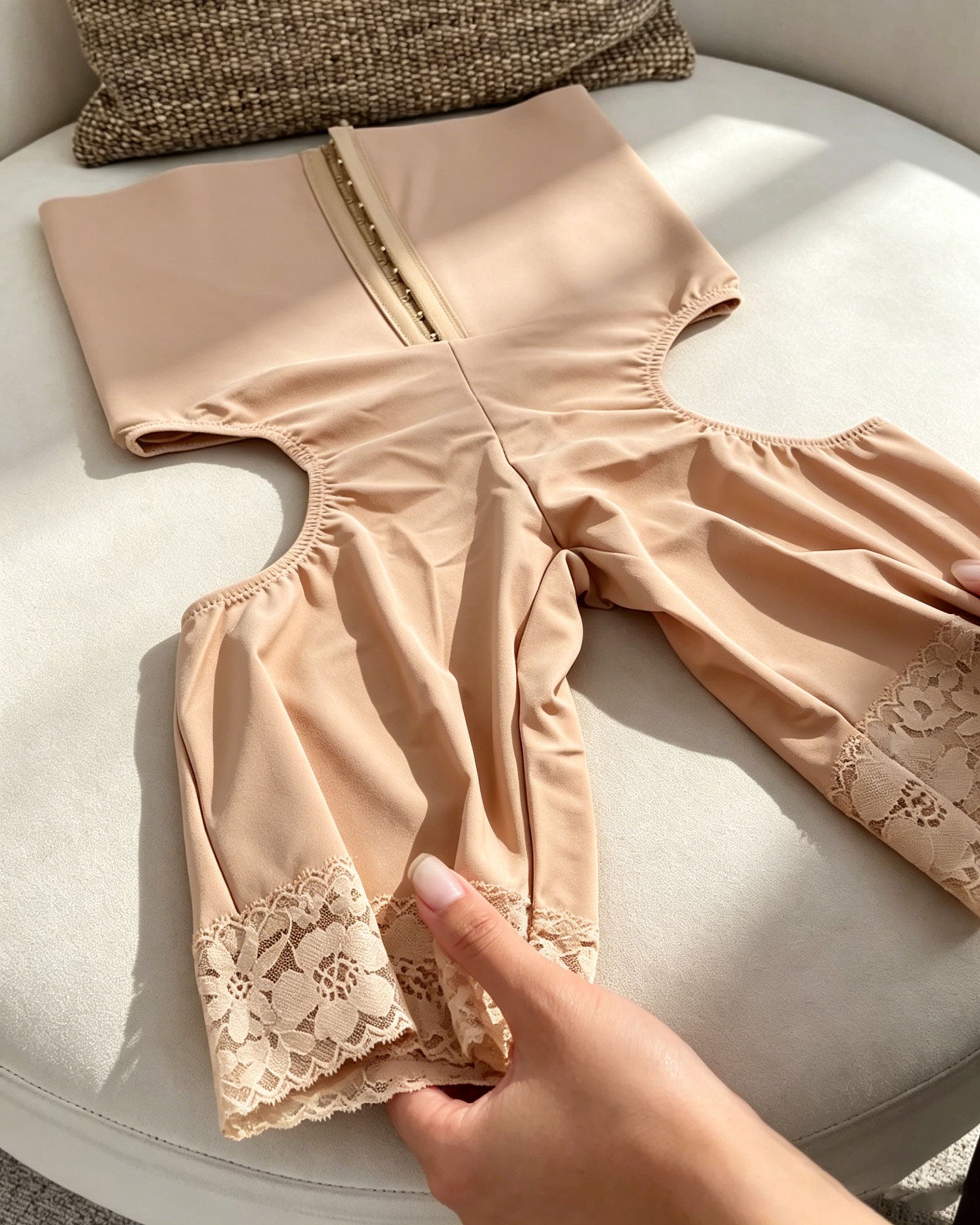 High Waisted Front Hook Tummy Control Shaping Shorts