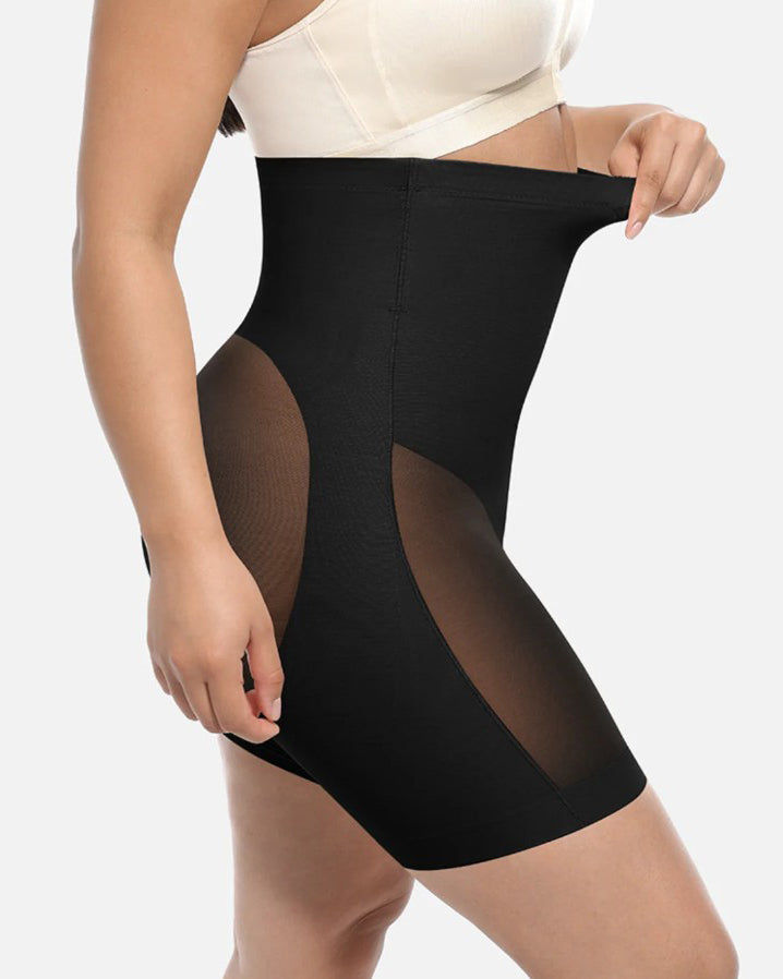 Seamless Mesh Butt-Enhancing Shorts