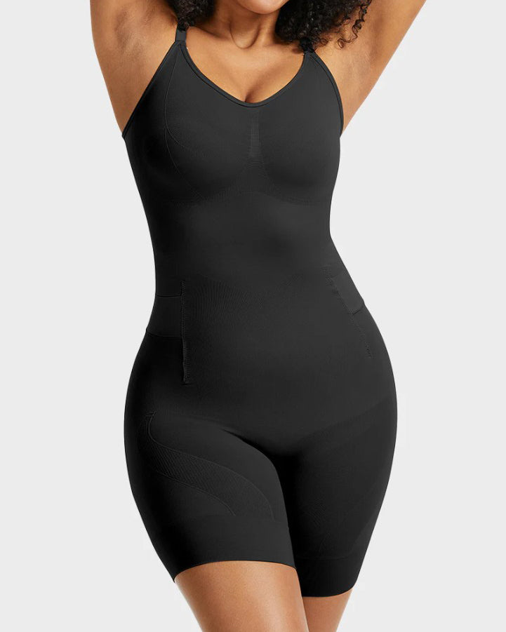 Tummy Control Seamless Body Shaper Black