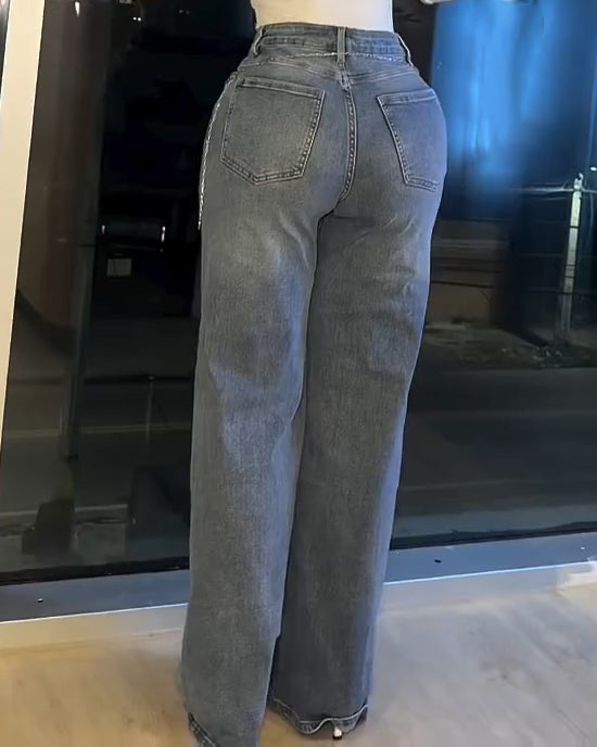Women's Slim-Fit Embroidered Jeans