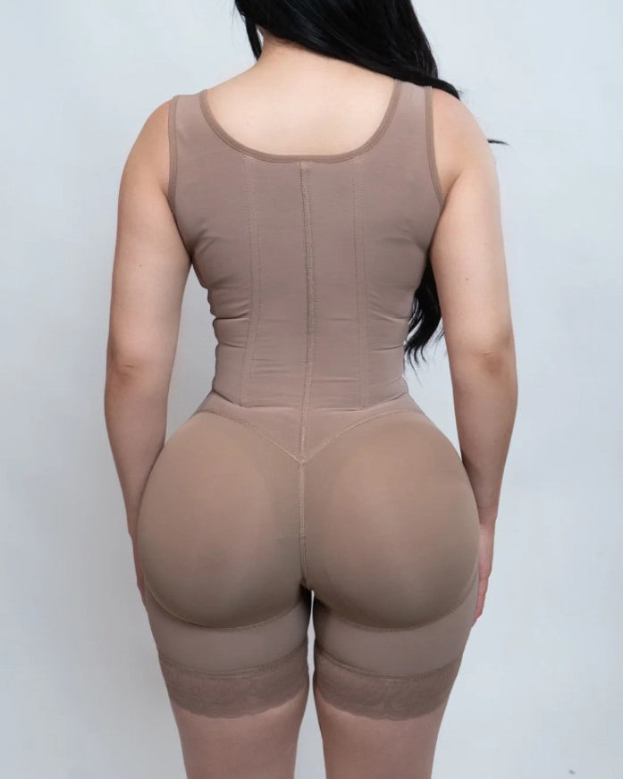 3-Row Hook Eye Strong Tummy-Control Steel Bones Shapewear