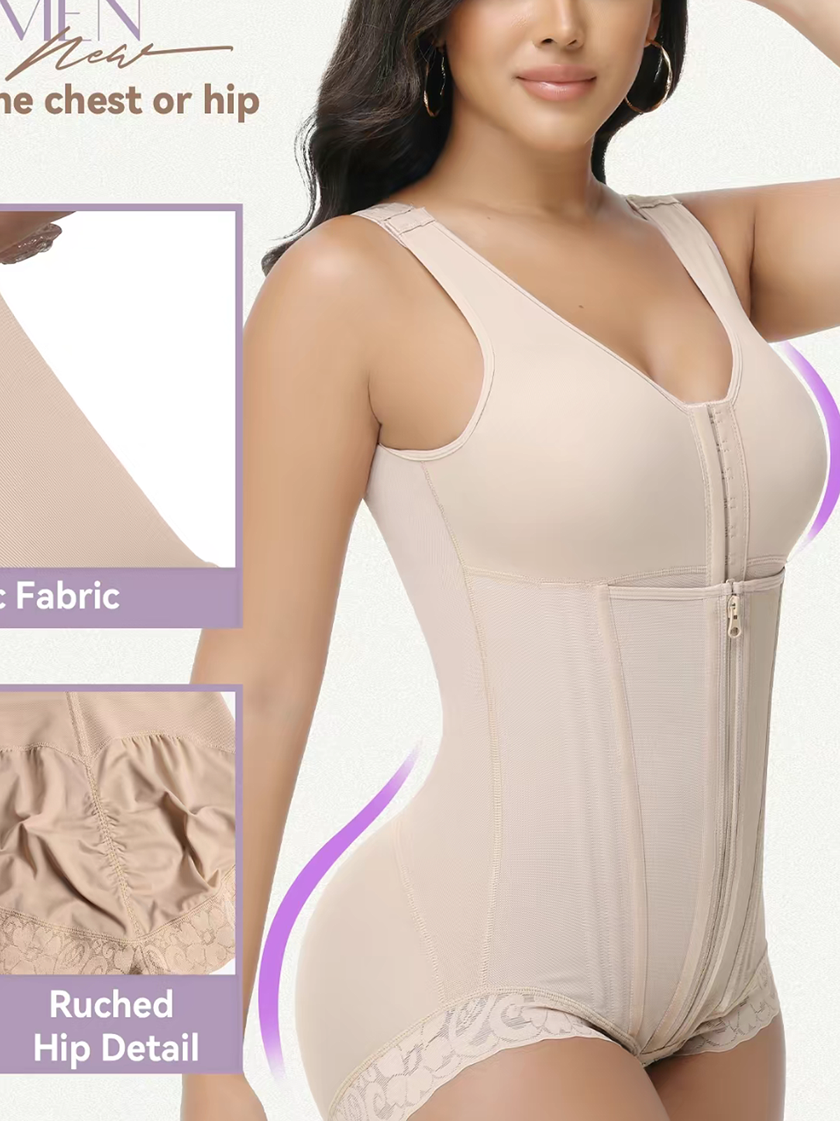 Fajas Colombianas Moldeadoras Double Layer Design With Adjustable Hooks Memory Steel Boning