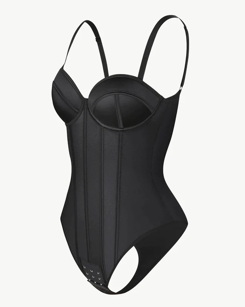Cupped Strapless Bra-free Bodysuit Shapewear