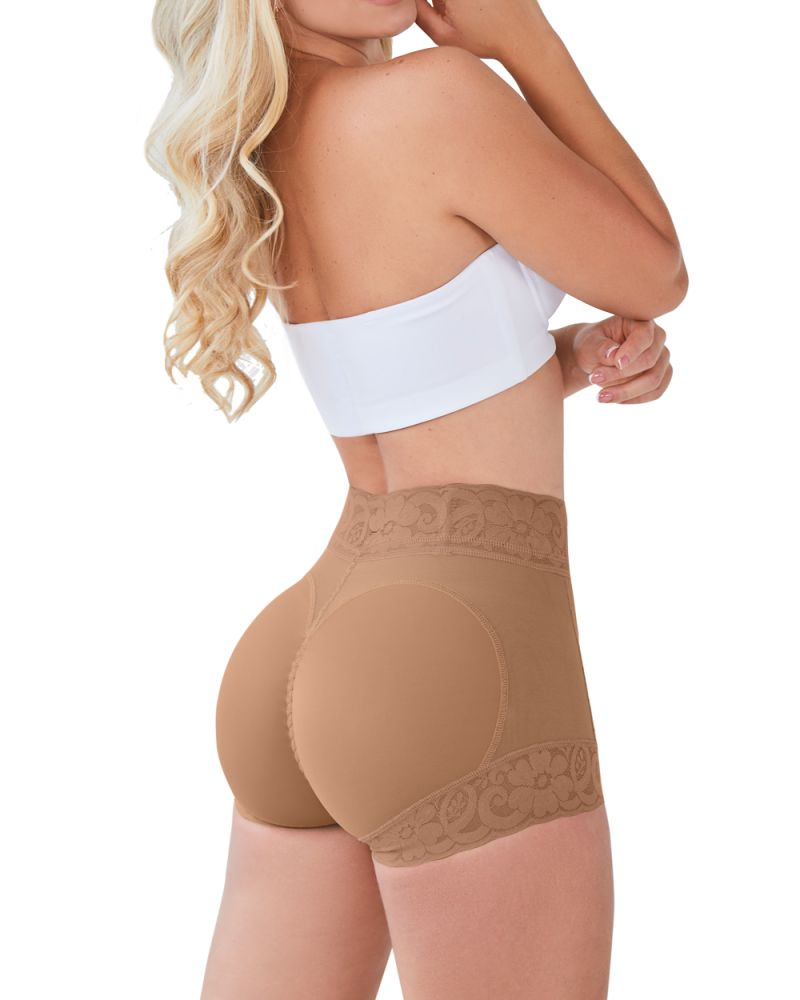 Women High Waisted Sculpting Tummy Control Butt Lifter Shorts