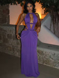 Cut out maxi gown