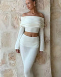 White knit co ord