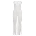 Qui White Flowy Vacation Maxi Dress
