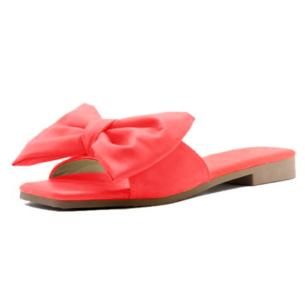 Bowknot Flat Sandals