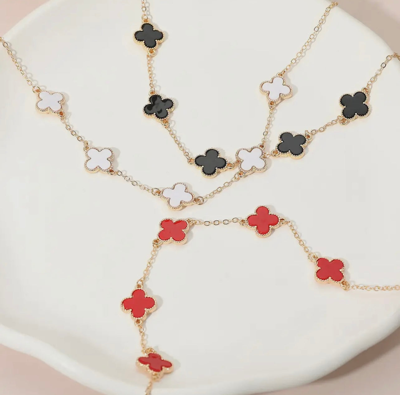 My Lucky Charm Baddie Necklace and Earrings Set