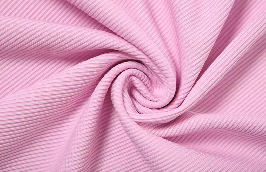 Jace Pink Two Piece Ribbed Skirt Set