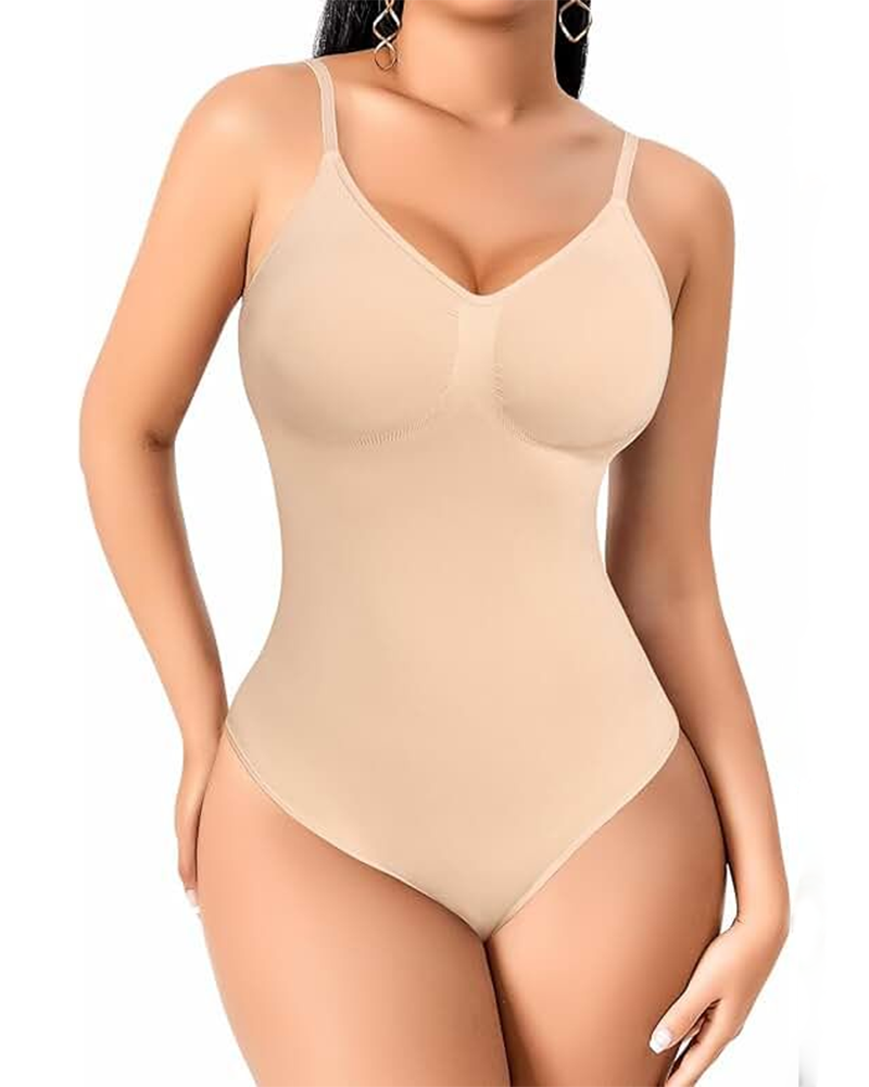 Fashion Seamless Sling Triangle Shapewear Tan