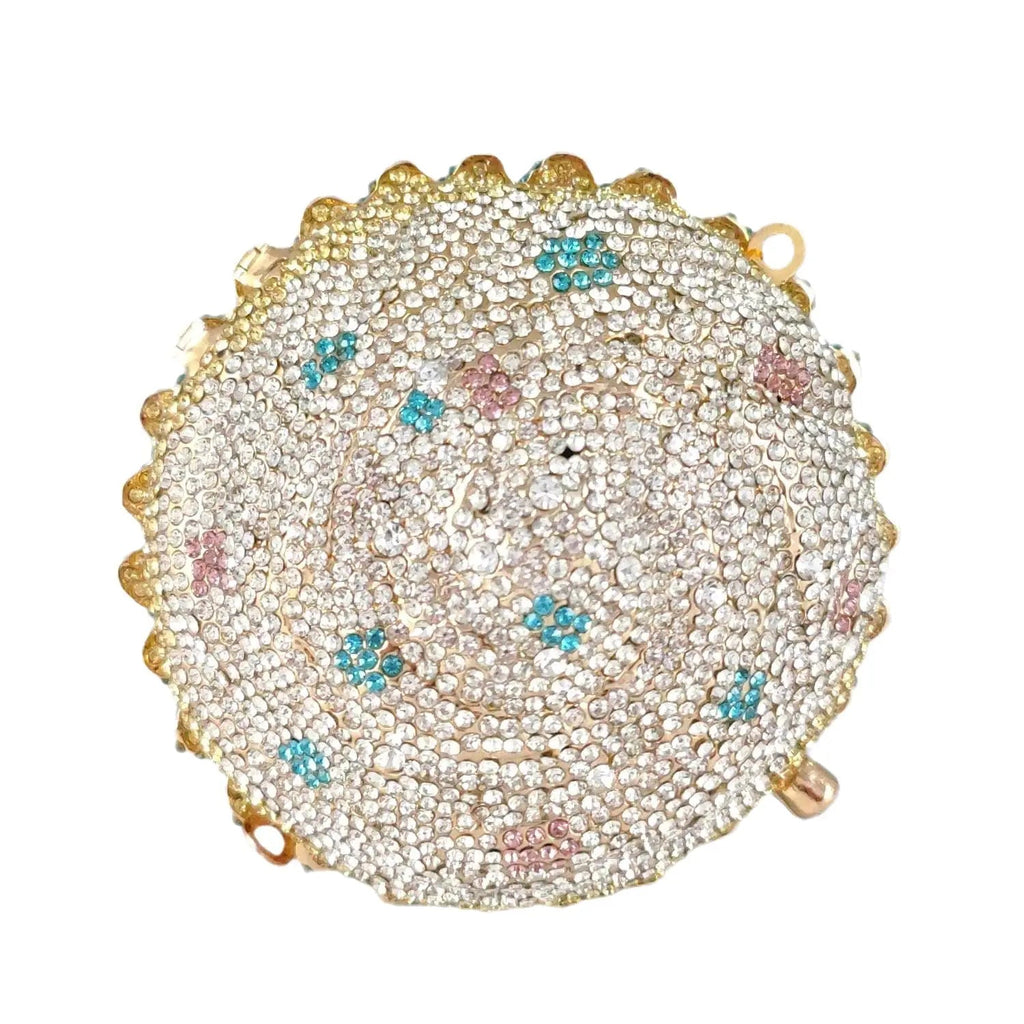 Cupcake Crystal Clutch Bag