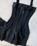 Buckle Front Open Bust Tummy Control Shapewear Black